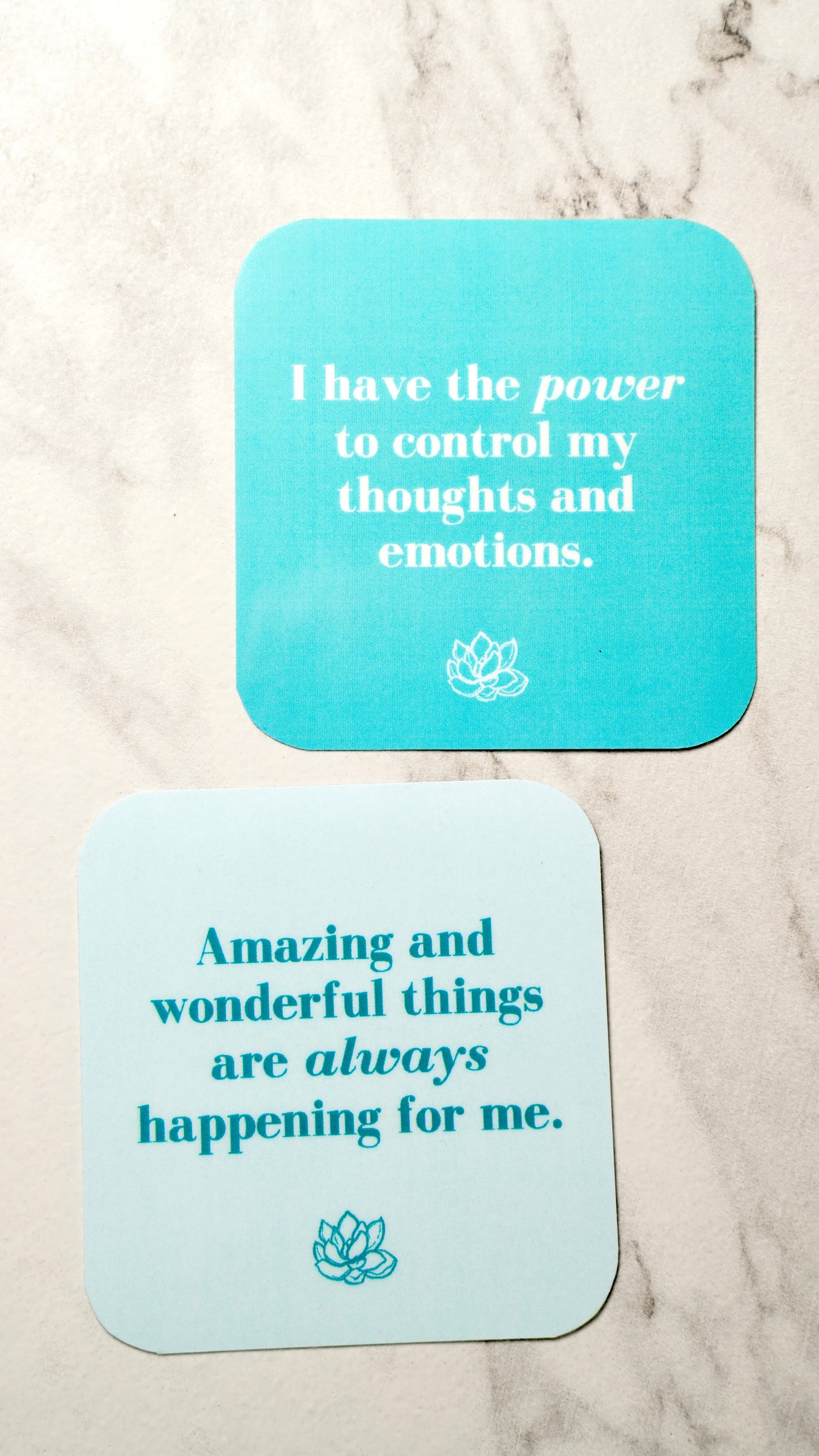 Waterproof Positive Affirmation Cards