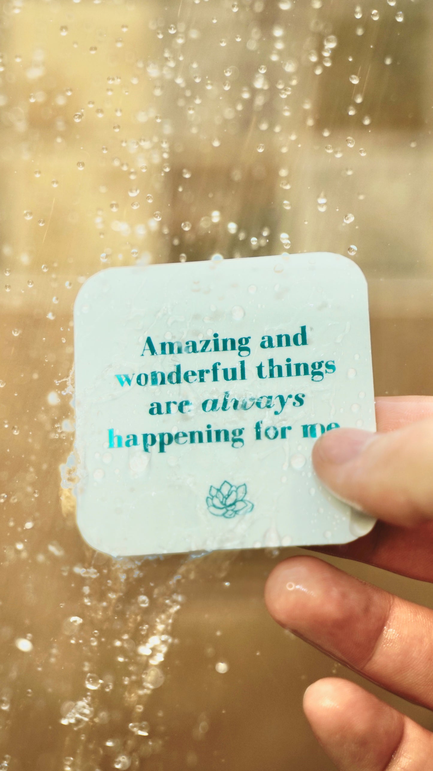 Waterproof Positive Affirmation Cards