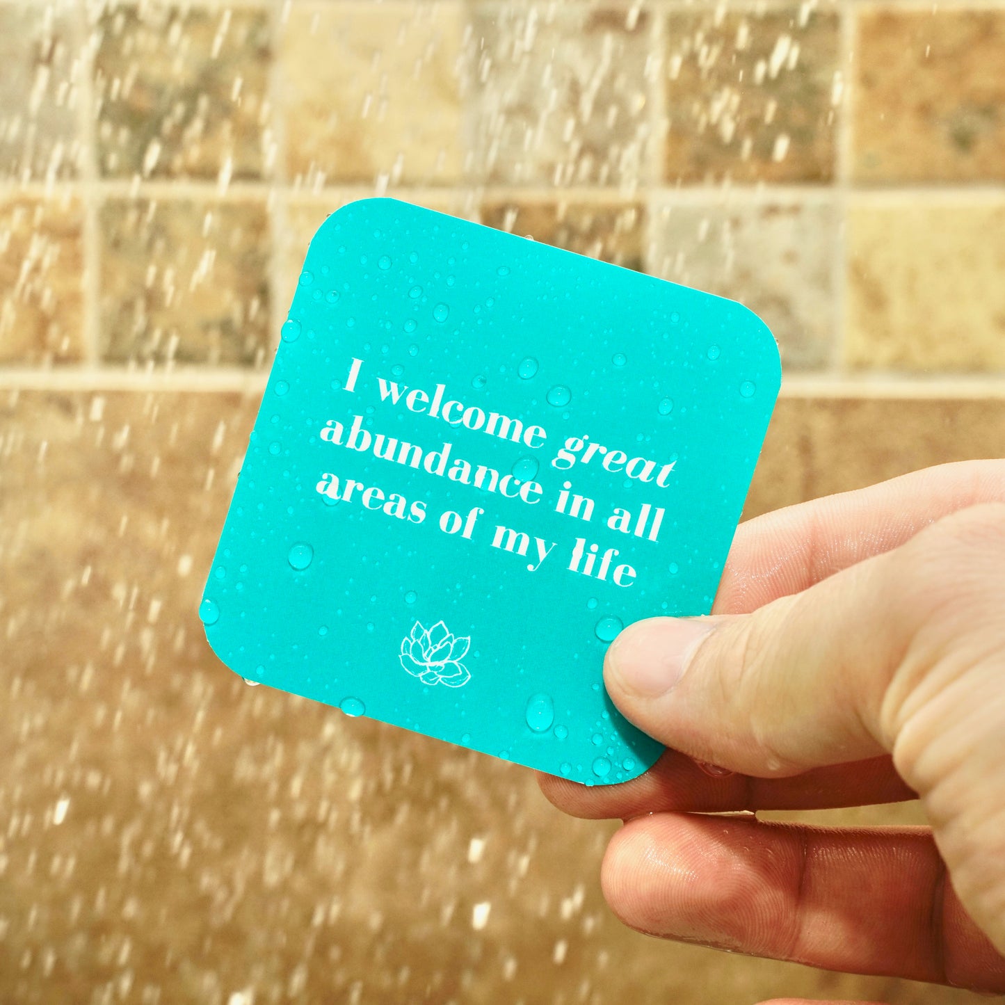 Waterproof Positive Affirmation Cards